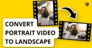 landscape to portrait converter video ai